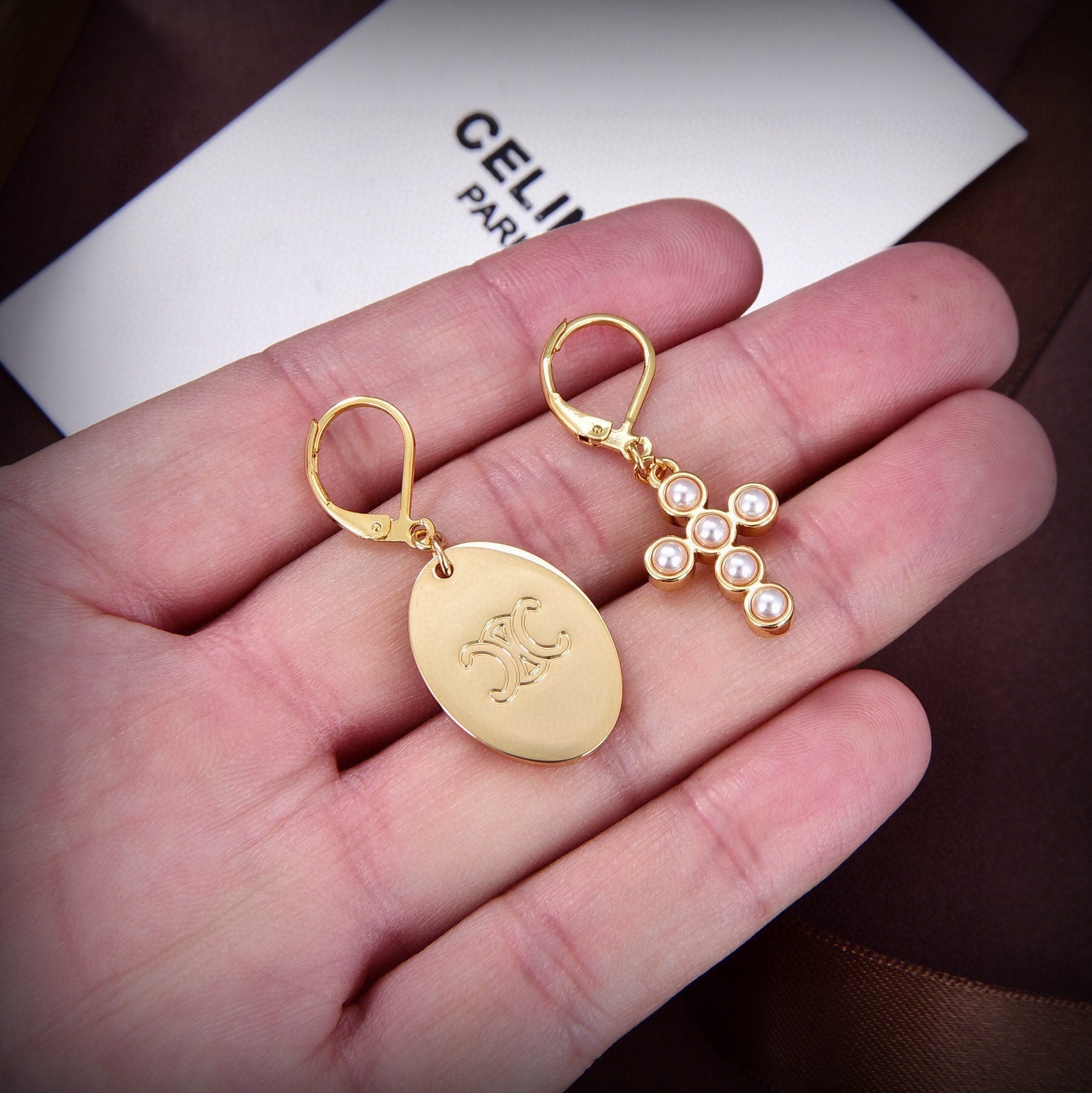 18K Celine Precious Earrings