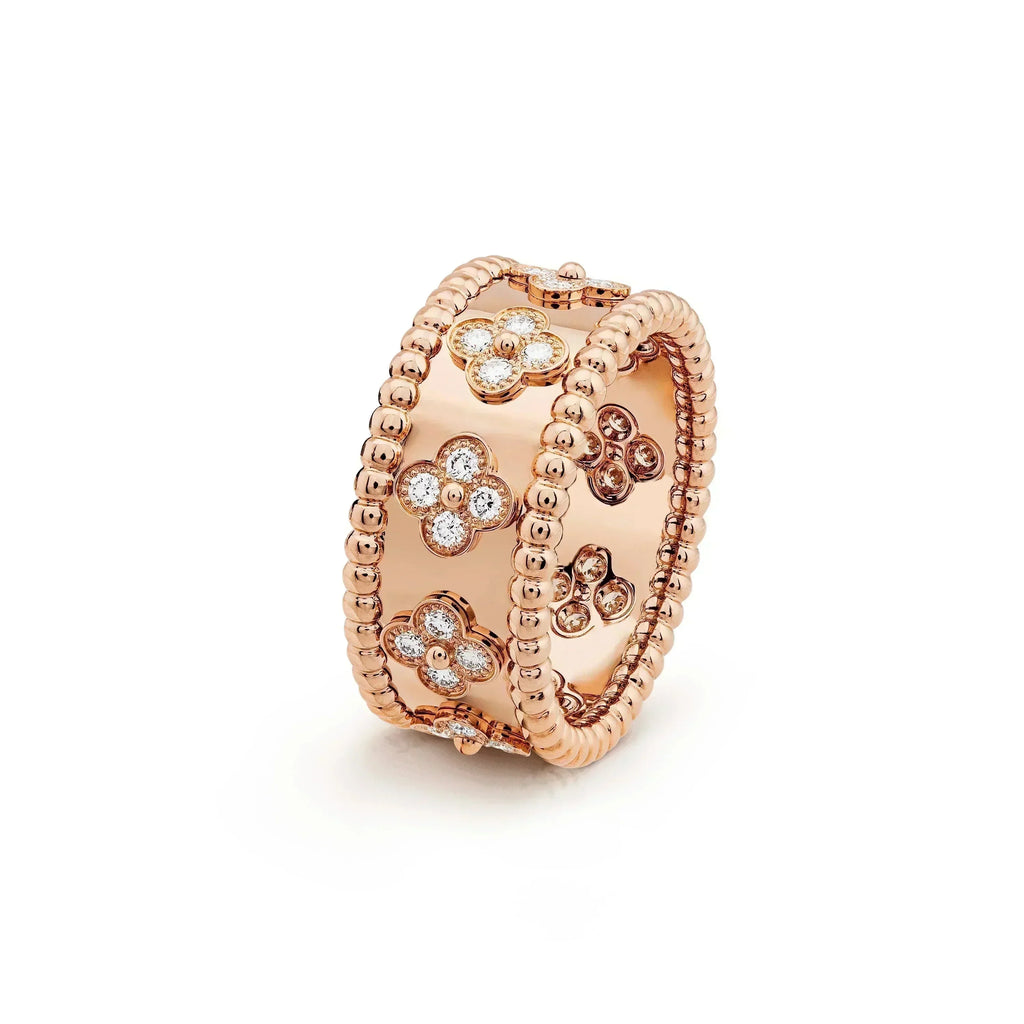 VCA CLOVER KALEIDOSCOPE RING 10MM